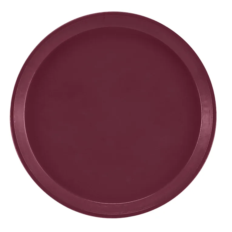 Cambro 900522 Serving Camtray® Round 9" Dia. Burgundy Wine