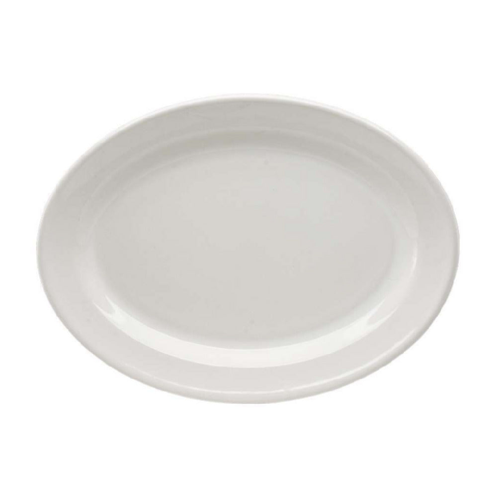 Arc Cardinal FP845 Santa Anita Glacial Oval Platter 13"L