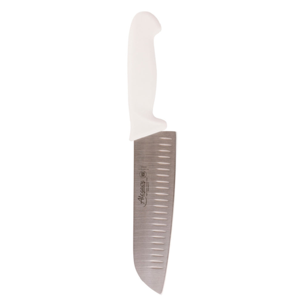 Alegacy Foodservice Products PC1527WHCH E™ Economy Santoku Granton Knife 7" Blade Polypropylene Handle