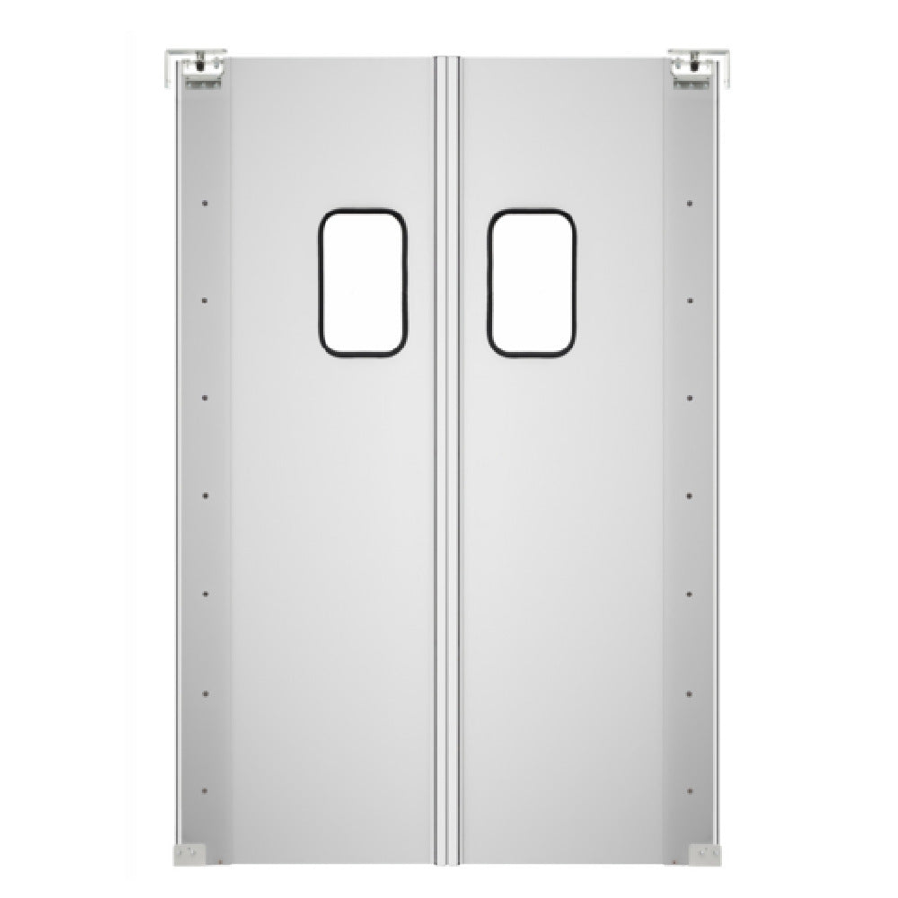 Koolmore KM-SWD30X2 - Traffic Door, Aluminum, Double Panel