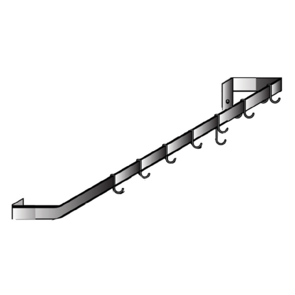 Winholt SSWMPR-3016-S - Pot Racks, Wall Mount, 48"W