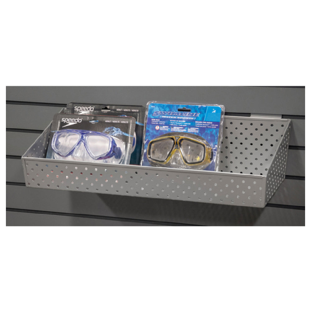 Hubert 92266 - Slatwall Shelf, 24" X 10", Tapered