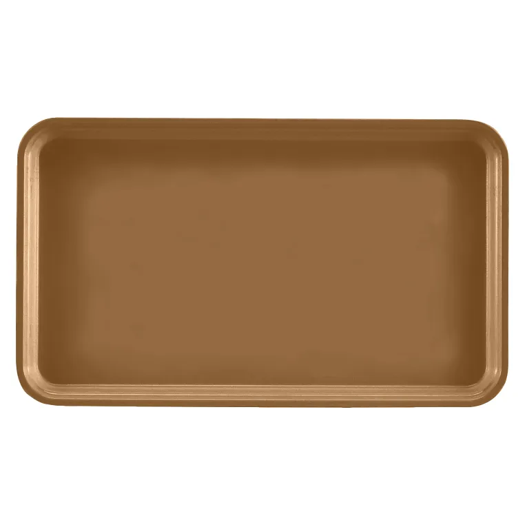 Cambro 915508 Camtray® Rectangular 8-3/4" X 15" Suede Brown