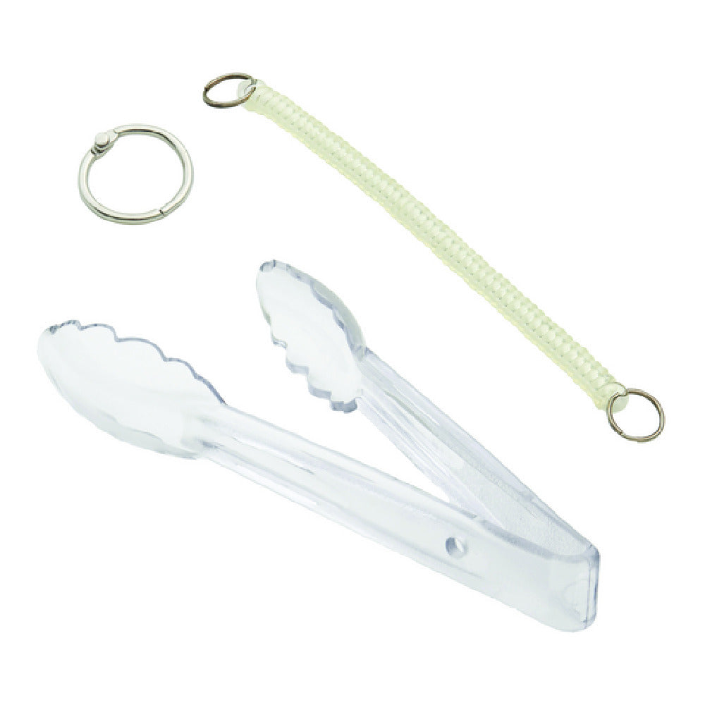 Hubert 38699 - Hubert® Clear Tong Kit, With (1) Tong, (1) Coil Tether With (2) Keychain Rings