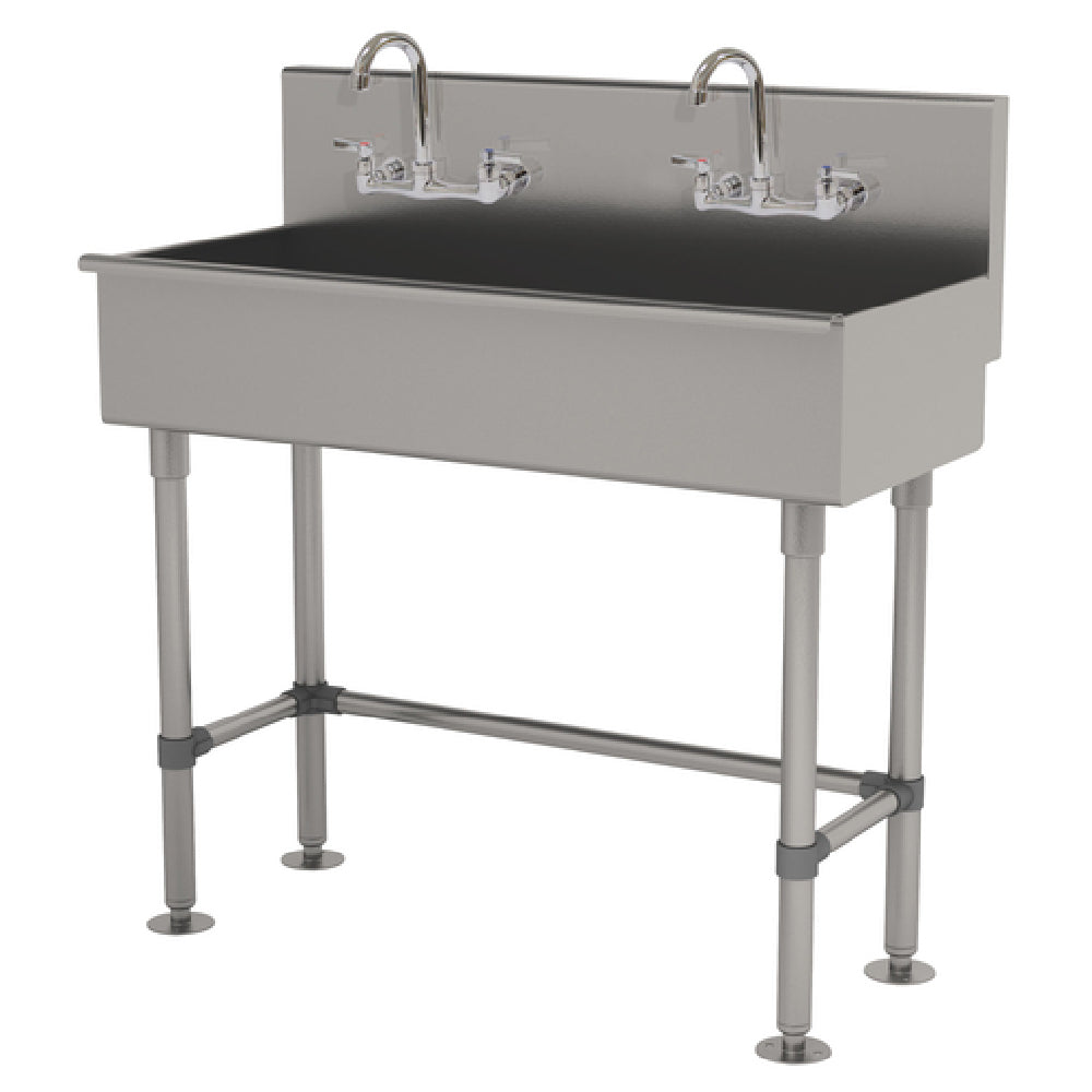 Advance Tabco 19-FM-48-F Multiwash Hand Sink With Stainless Steel Legs And Flanged Feet