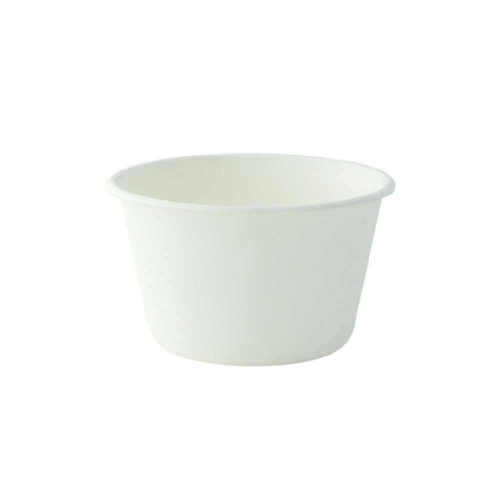 PacknWood 210GAMI750W - Cup, Kraft Paperboard Salad Cup With Origami Folding Lid