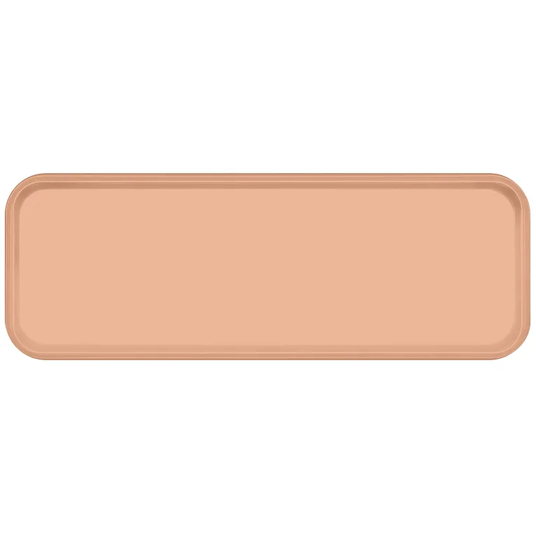Cambro 926117 Camtray® Rectangular 8-7/8" X 25-9/16" X 1" Dark Peach