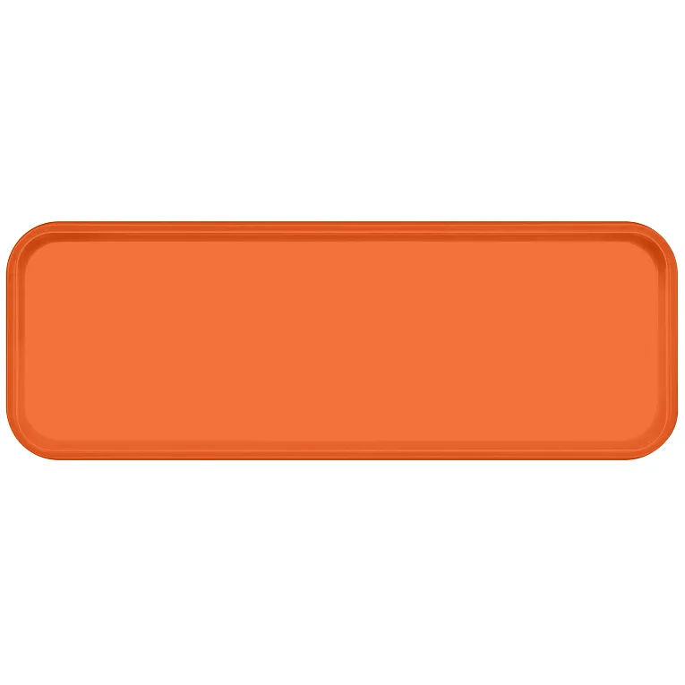 Cambro 926220 Camtray® Rectangular 8-7/8" X 25-9/16" X 1" Citrus Orange
