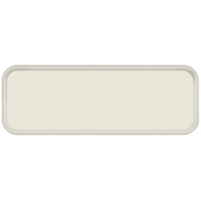 Cambro 926538 Camtray® Rectangular 8-7/8" X 25-9/16" X 1" Cottage White