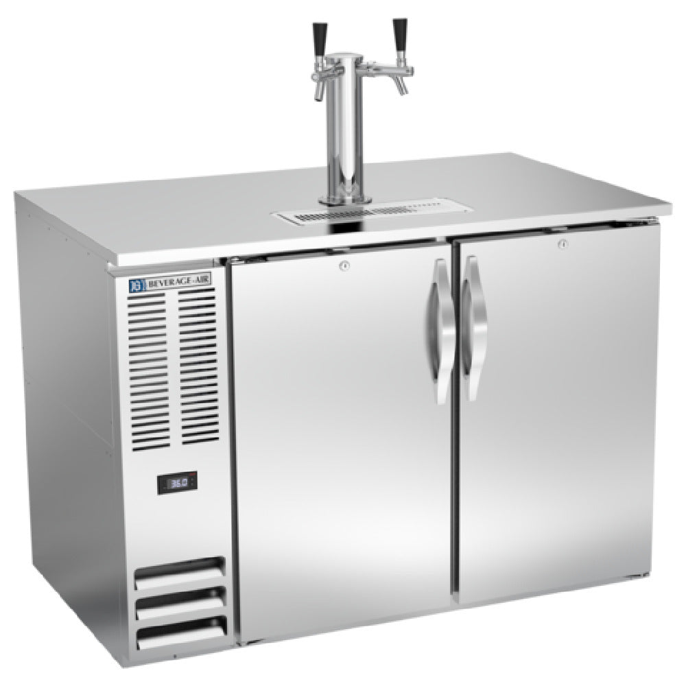 Beverage Air DD48HC-S - Draft Beer Cooler, 48"W X 30-3/8"D X 49-5/16"H, 15.139 Cu. Ft.