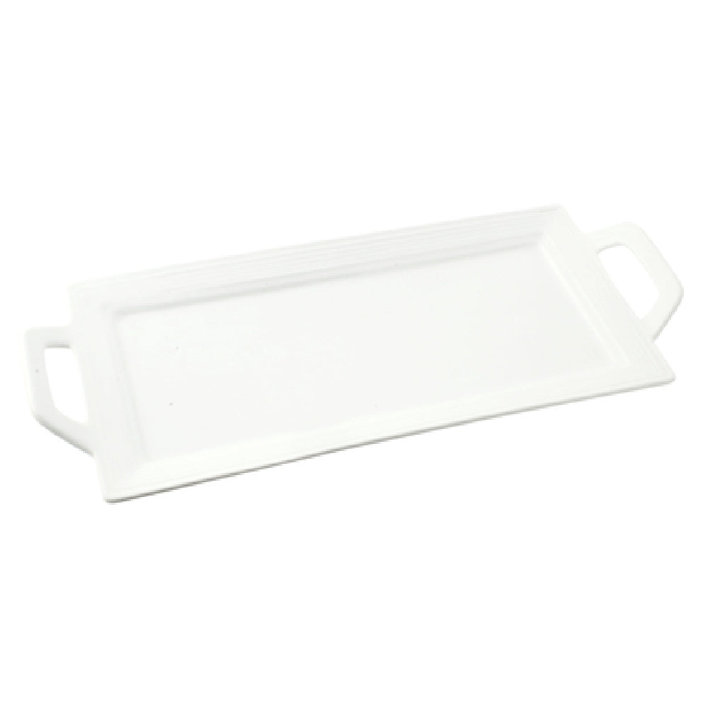 10 Strawberry St WTR-12EMBHNDLPLTR - Platter, 12" X 5", Rectangular