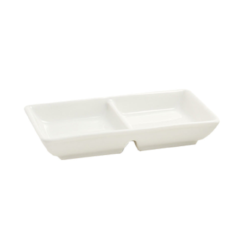 FOH DSD021BEP23 Catalyst® Divided Dish 2-compartment 2 Oz. (1 Oz. Per Bowl)