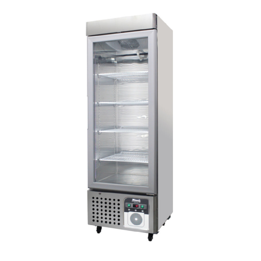 Migali Industries G-1MRG-HC Medical-Grade Refrigerator 11.1 Cu. Ft. Capacity Single Glass Door