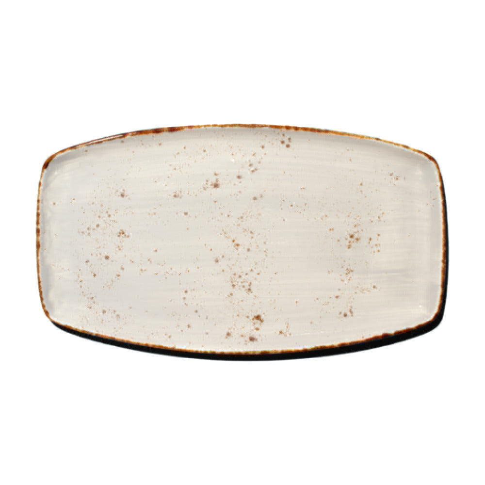 Vertex China LTP-O14 Platter 13'' X 3-1/2'' Oblique/rectangular