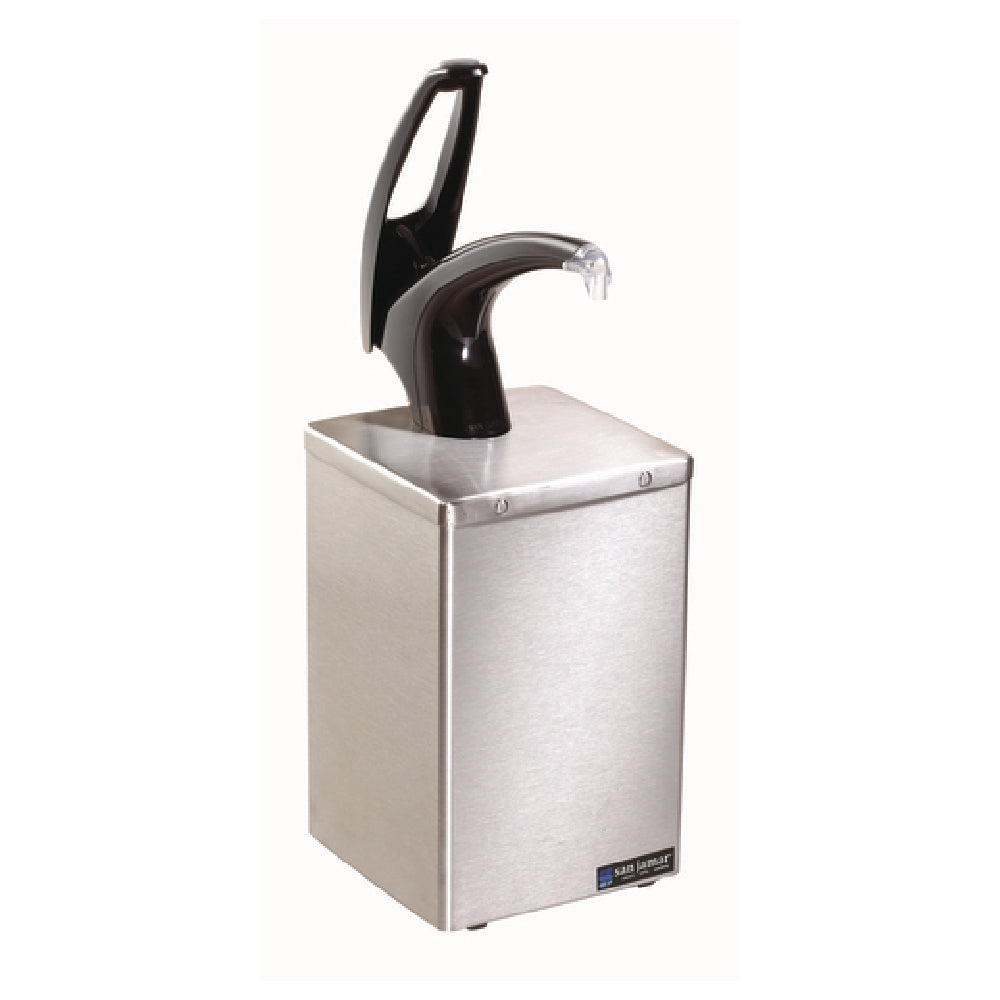 San Jamar P4800BK Frontline⢠Box System Countertop 7"W X 7"D X 20-1/4"H (with Pump)