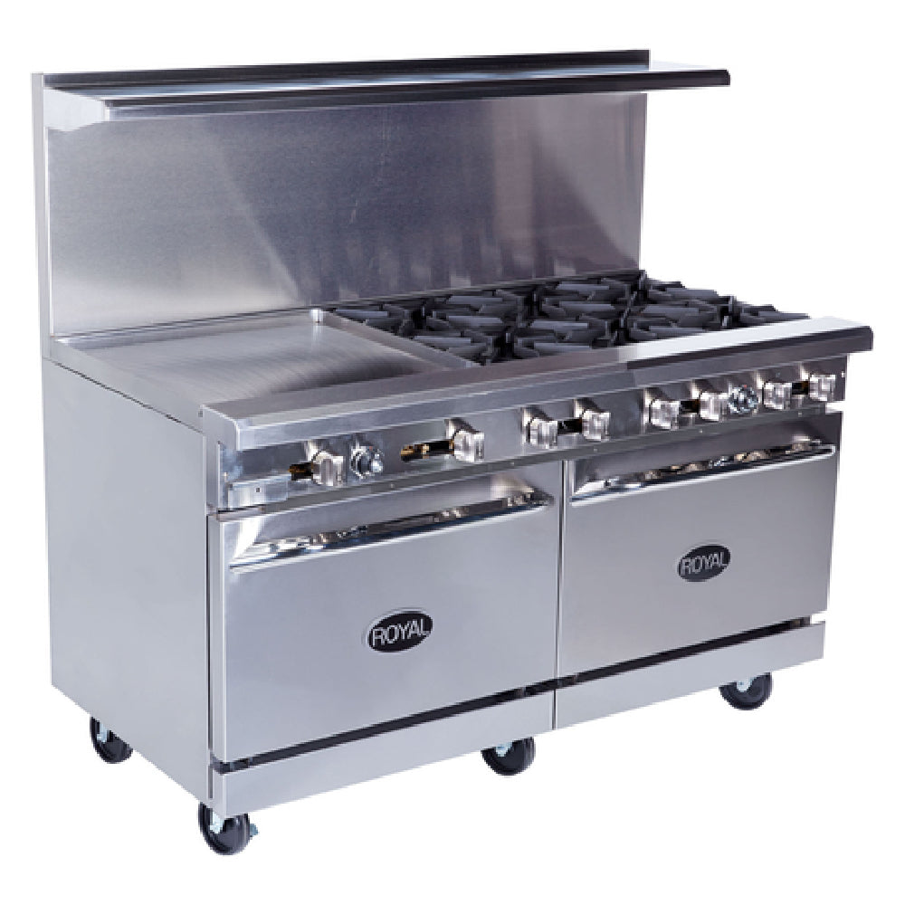 Royal Range Of California RR-6G24_NAT (QUICK SHIP) Restaurant Range Gas 60"