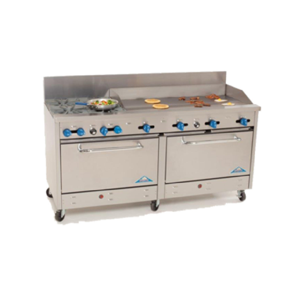 Comstock-Castle 2F330-48 Range Gas 72" Wide