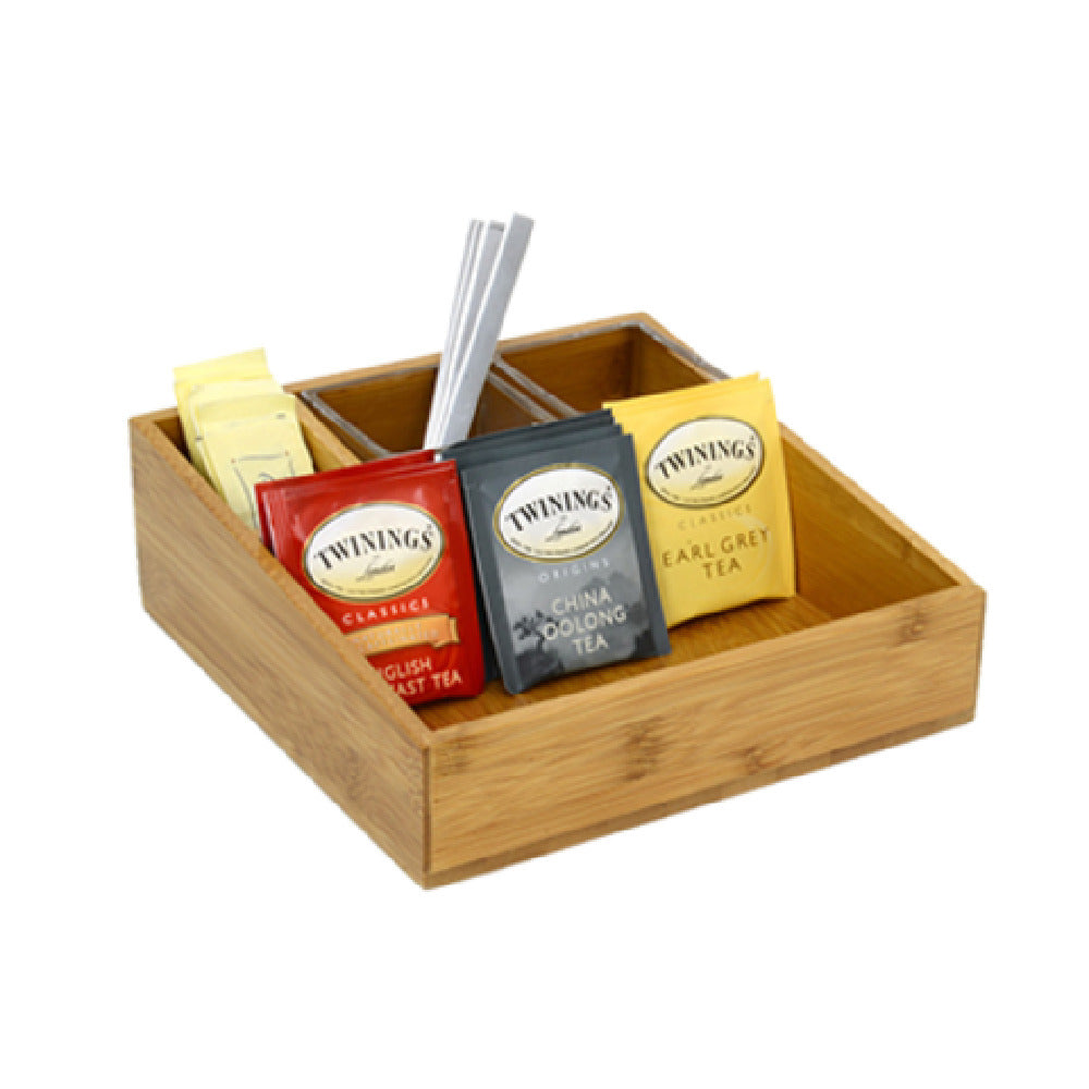 FOH RAH002BBB11 Bali Coffee/Accessory Holder 8-1/4" X 8-1/4" X 3"H Square