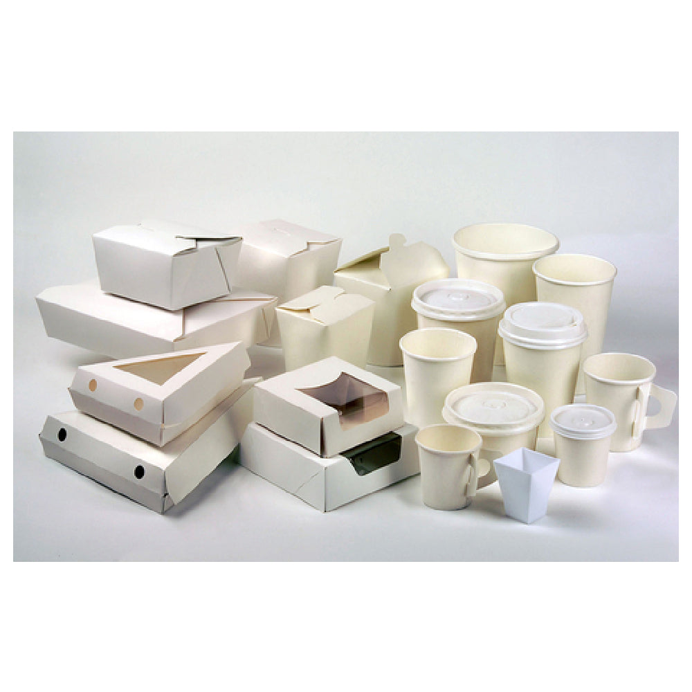 PacknWood 209PAT100J - Baking Solutions Pastry Box, 3.9" X 3.9" X 1.6", With Window