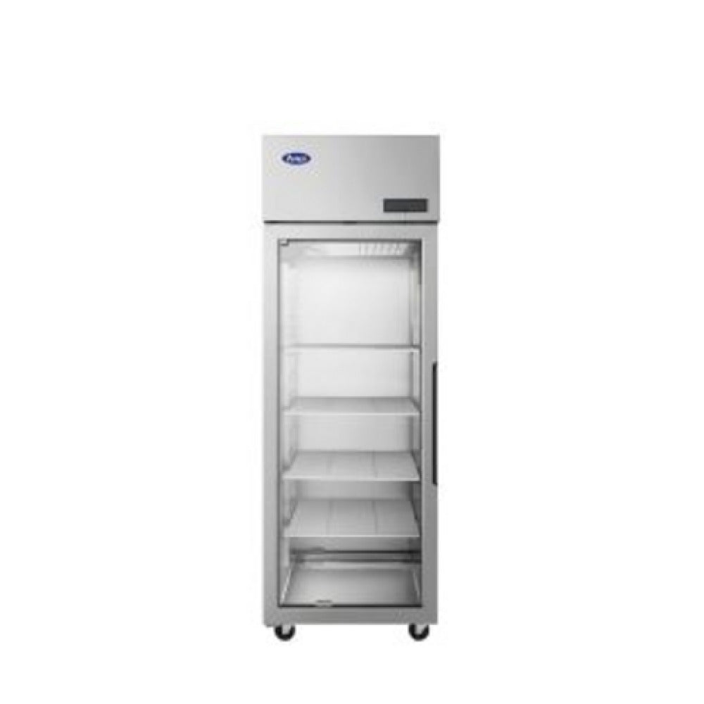 Atosa USA, Inc. PLUS-R1-GS-L-PT - Top Mount Pass-Thru Refrigerators, 30"W, Front Glass Door