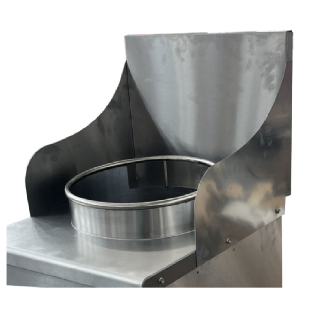 Omcan 48289 (48289) Backsplash With Sides For 13" Wok Ranges