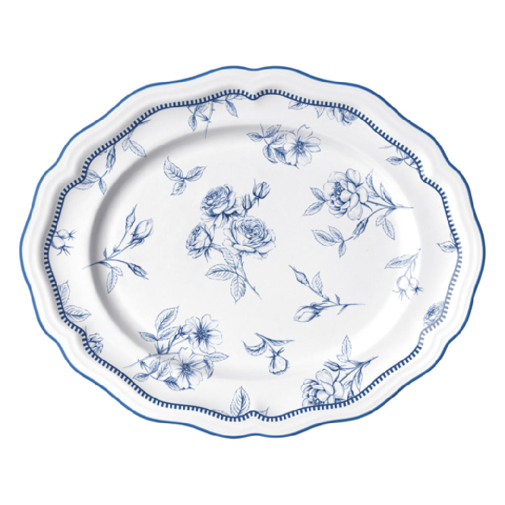 Steelite 62538FP817 Oval Platter 13.0" X 10.5" X 1.0" Adelina