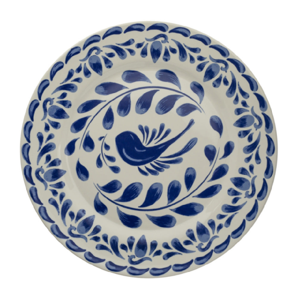 Steelite A120P104 - Rimmed Rolled Edge Plate, 12.25", Paloma Blue