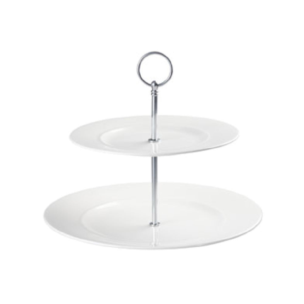 Churchill China APRAFPT21 Plate Tower 8-1/2"H 2-tier