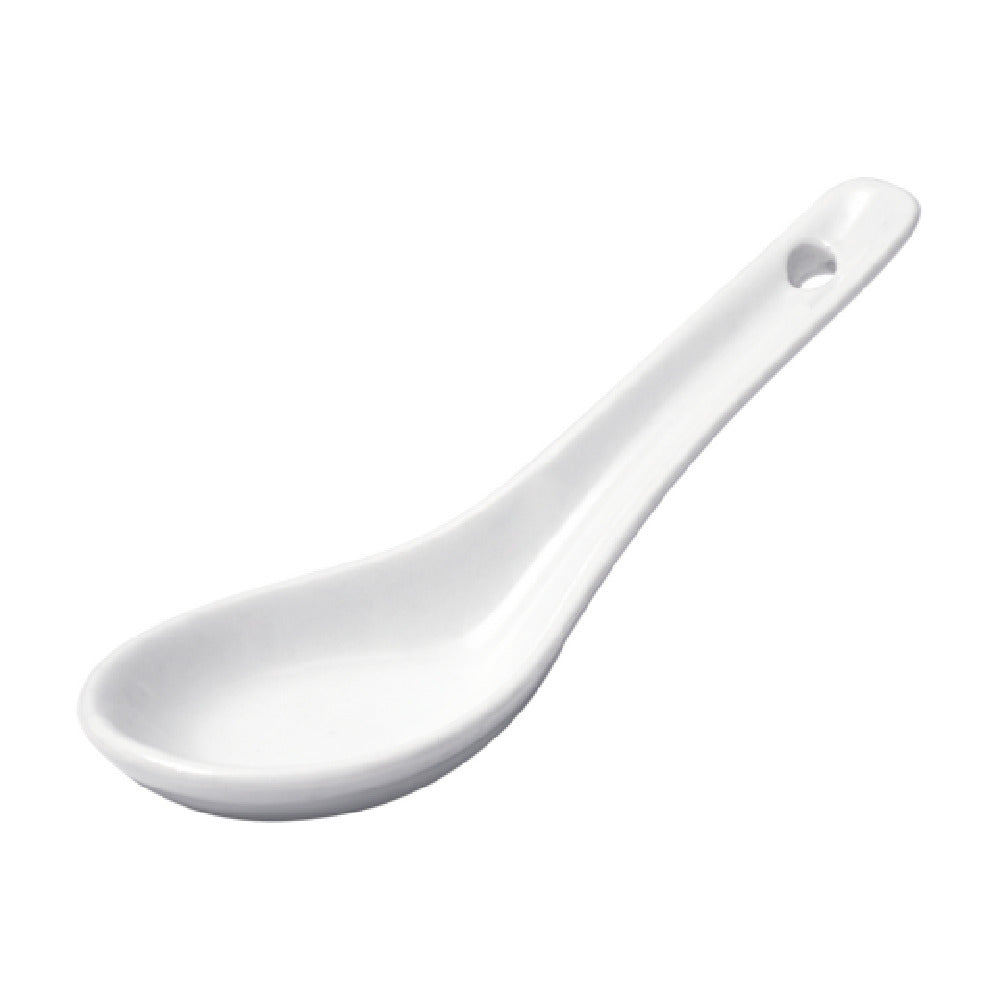 Winco ASS-55 Soup Spoon 5-1/2"L X 2"W X 1/2"H Porcelain