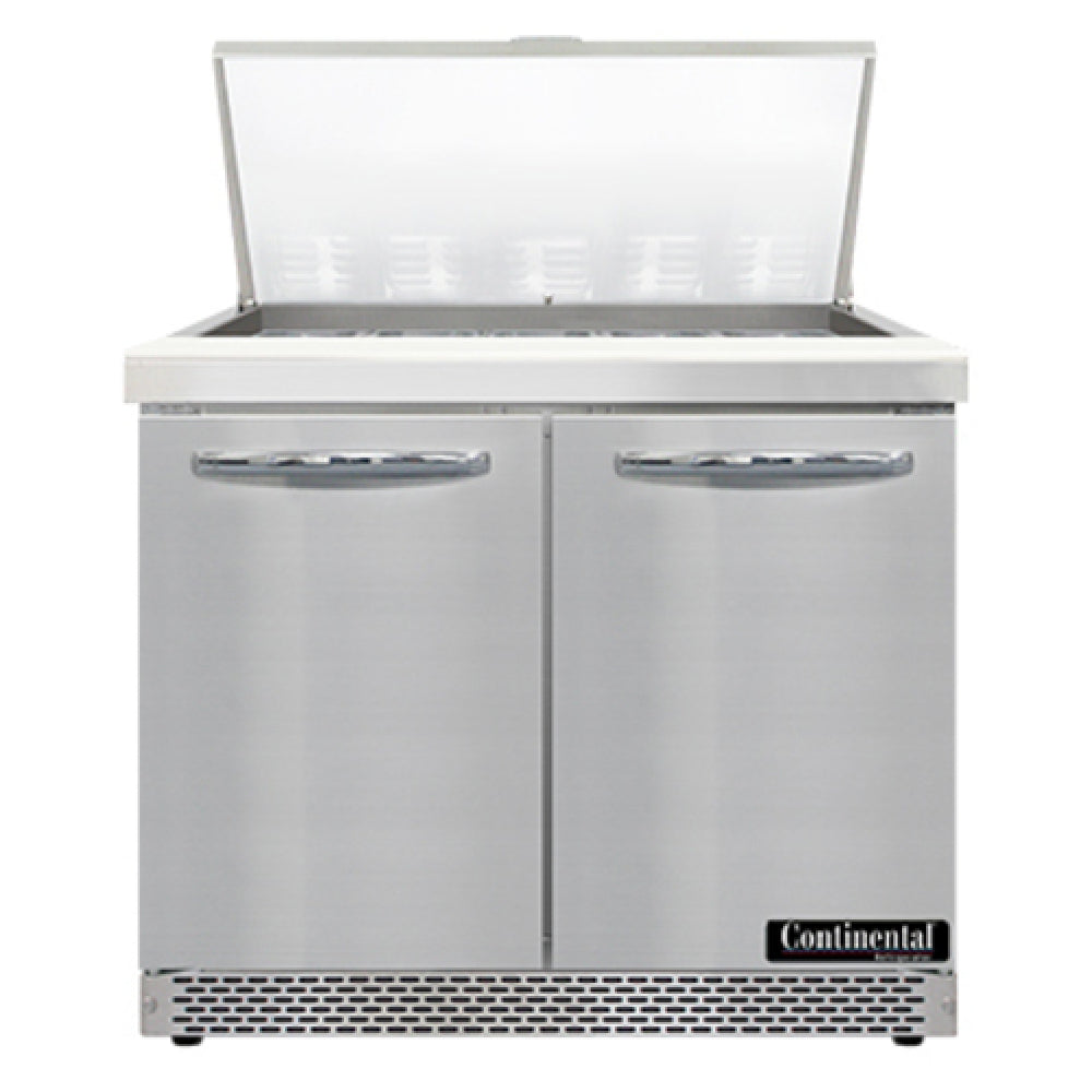 Continental Refrigerator SW36N15M-FB Mighty Top Sandwich Unit Front Breather 36" W