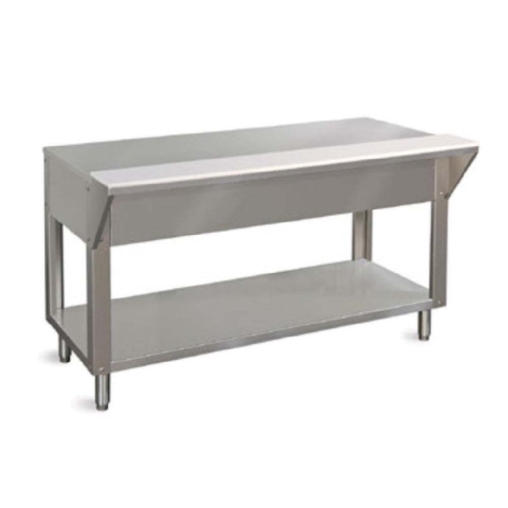 Piper Products DB-2-ST - Design Basics Solid Food Table, 34"x31"x30", Full Stainless Steel Understorage With 14 Gauge Base Supports