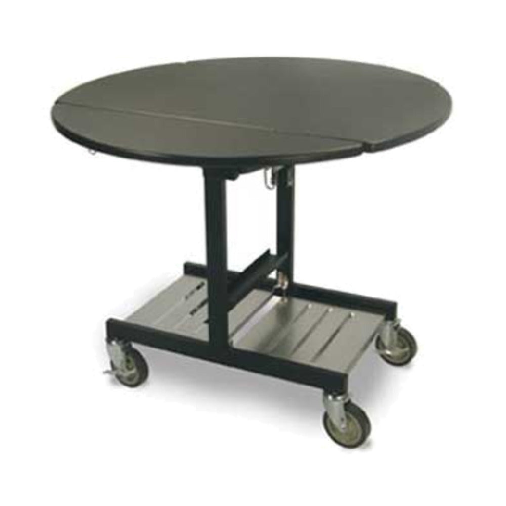 Geneva 74405 Simplicity Series Room Service Table Oval Tri-fold