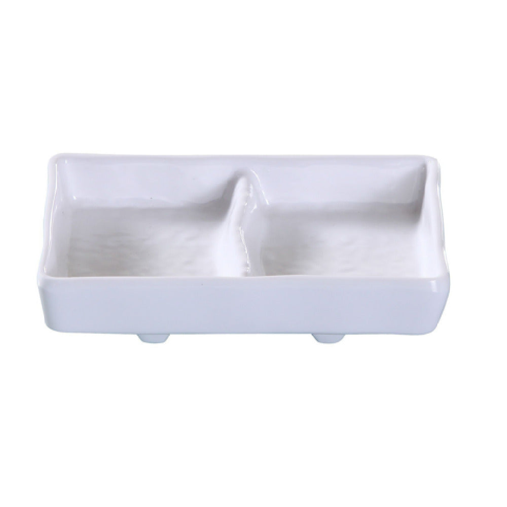 Yanco OK-4031 Osaka Divided Dish 5-3/4" L X 2-3/4"W Rectangular