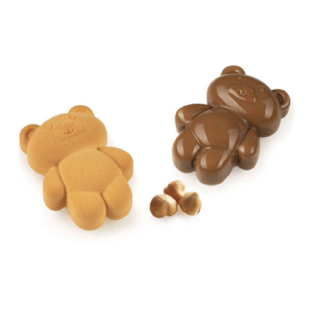 JB Prince MA436 - Teddy Bear 68 Silcone Mold, (8) Forms