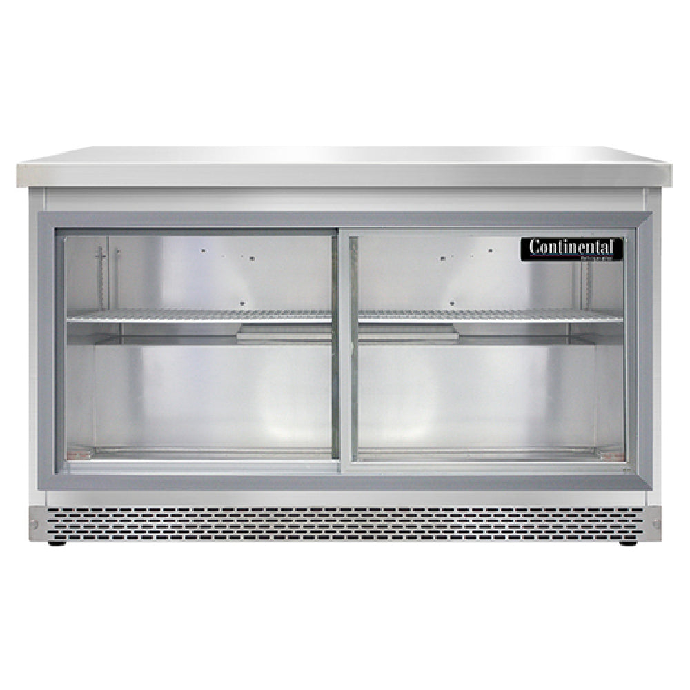 Continental Refrigerator SW48NSGD-FB Work Top Display Refrigerator Front Breather