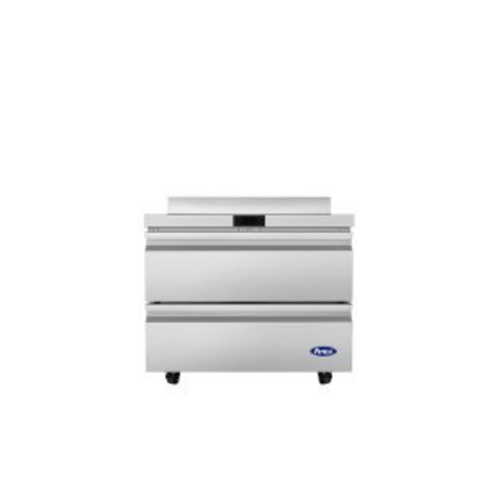 Atosa USA, Inc. AWR36D2 - Worktop Refrigerator, 36-3/8"W X 30"D X 38-7/8"H, (2) Drawers