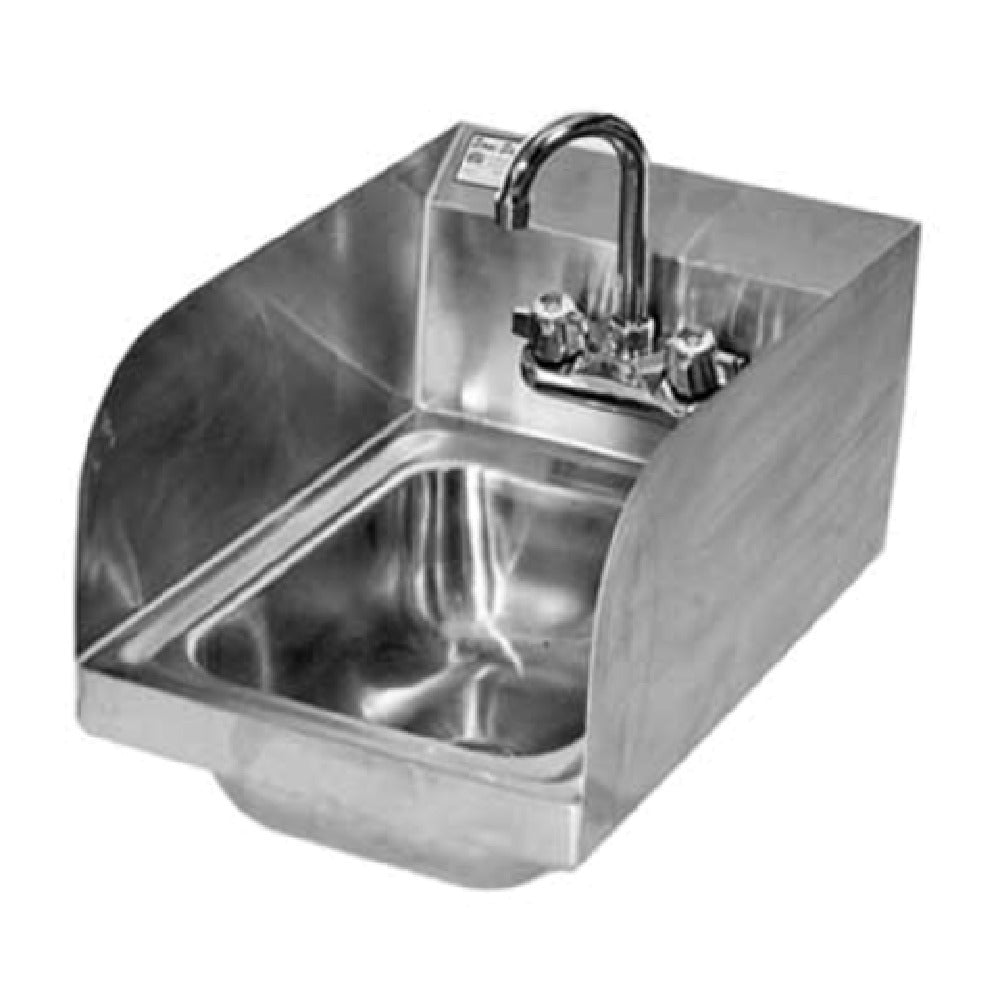 Klinger's Trading SPHS-1000 Hand Sink Wall Mount 13-1/2" Wide X 10" Front-to-back X 5-5/8" Deep Bowl