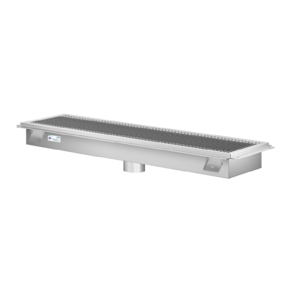 Koolmore KM-FTG-1236 KoolMore Commercial Floor Trough Drain 36"W X 12"D 4"dia. Drain Connections
