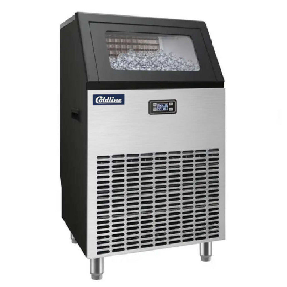 USR Brands EIC200 Coldline Commercial Undercounter Ice Machine With Bin 22"W Half Cube