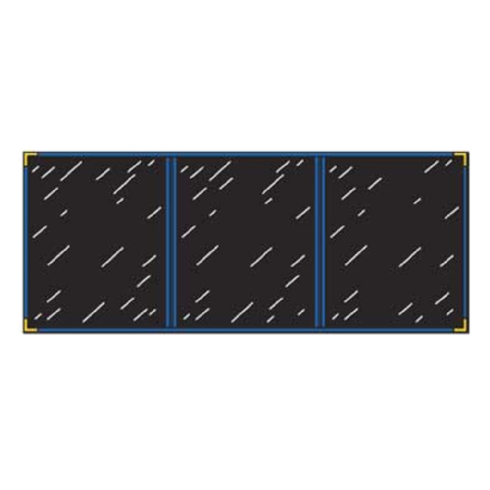 Menu Solutions RS130D Menu Cover Holds 8-1/2" X 14" Inserts Triple Panel