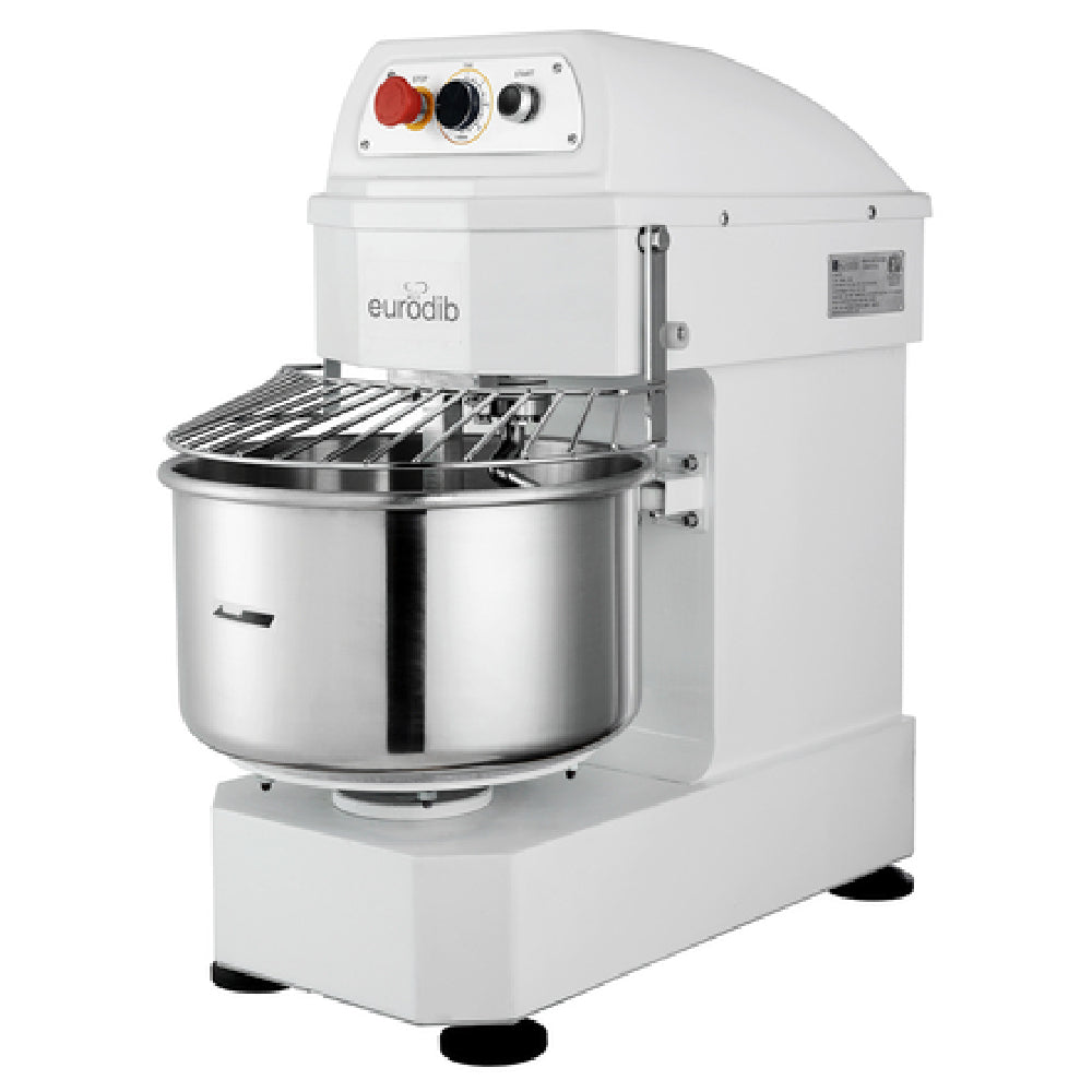 Eurodib LM20T Spiral Mixer 20 Qt. Capacity 17.5 Lb. Maximum Kneading Capacity