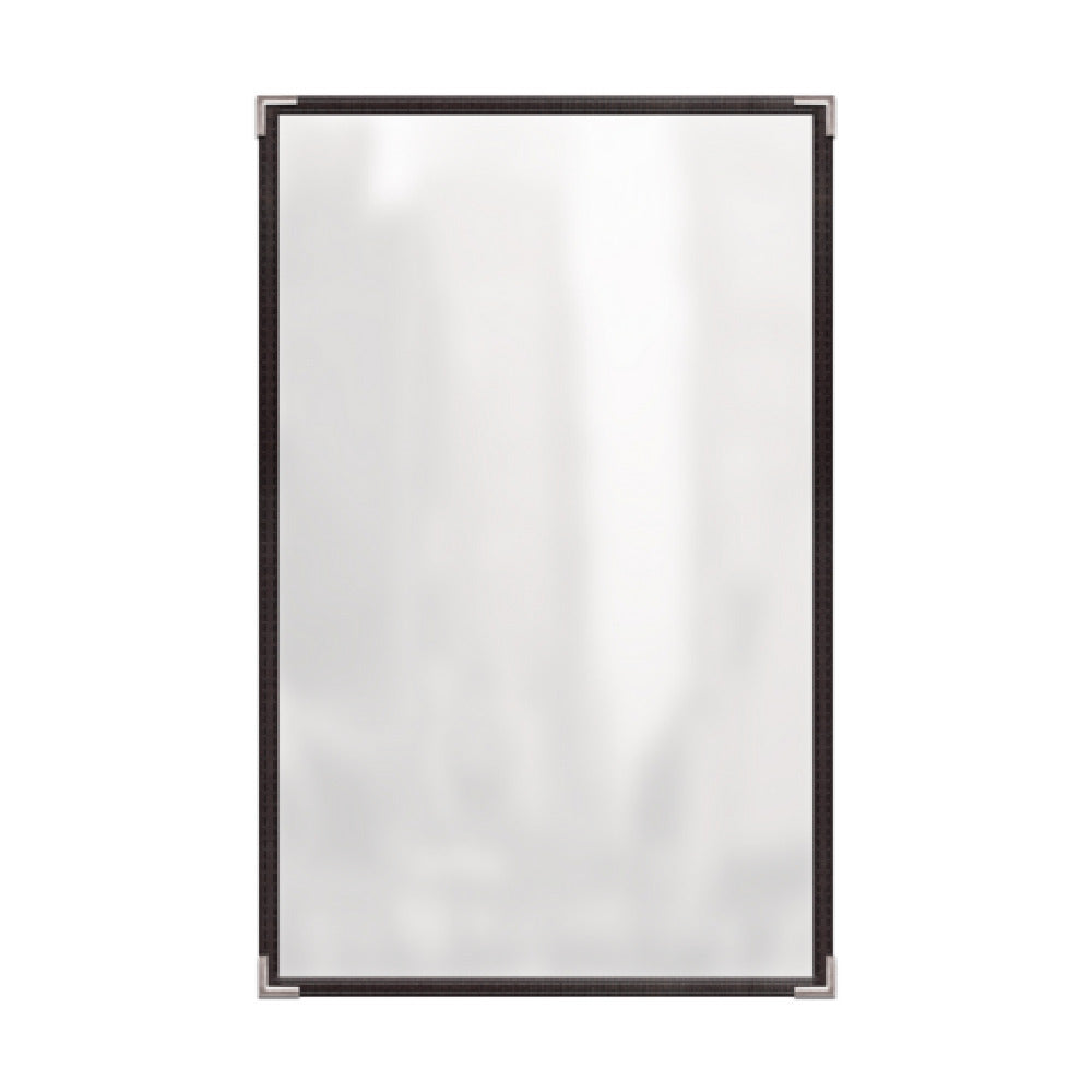 Risch TES 11X17-NYLON Deluxe Sewn Nylon Menu Cover (specify Color) 11" X 17" 1 Page 2 View