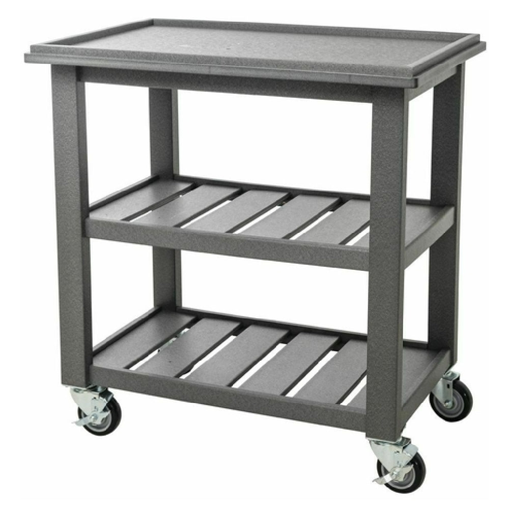 Hubert 78348 - Cart, 3-shelf, 33-1/2"L X 22-3/4"W X 35-1/4"H Overall