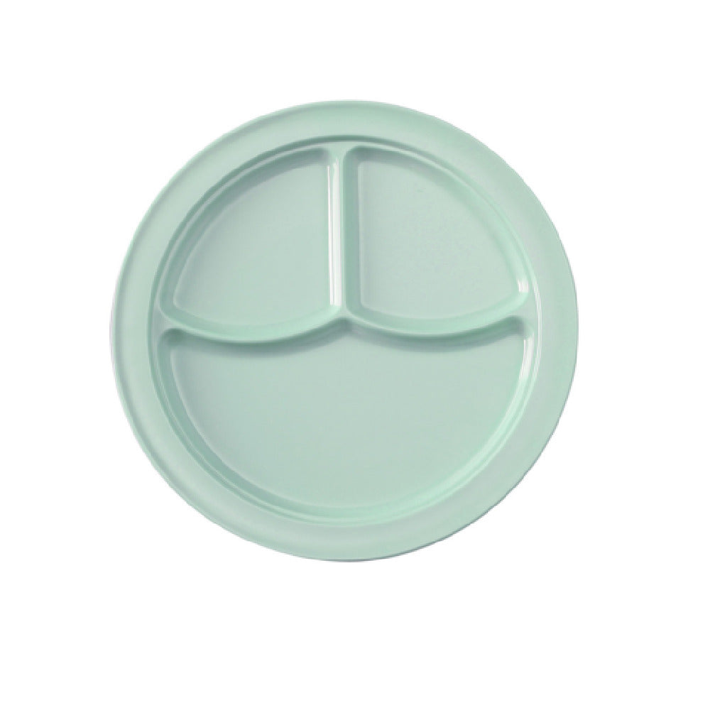 Yanco NS-703G Nessico Compartment Plate 10-1/4" Dia. 3-compartments