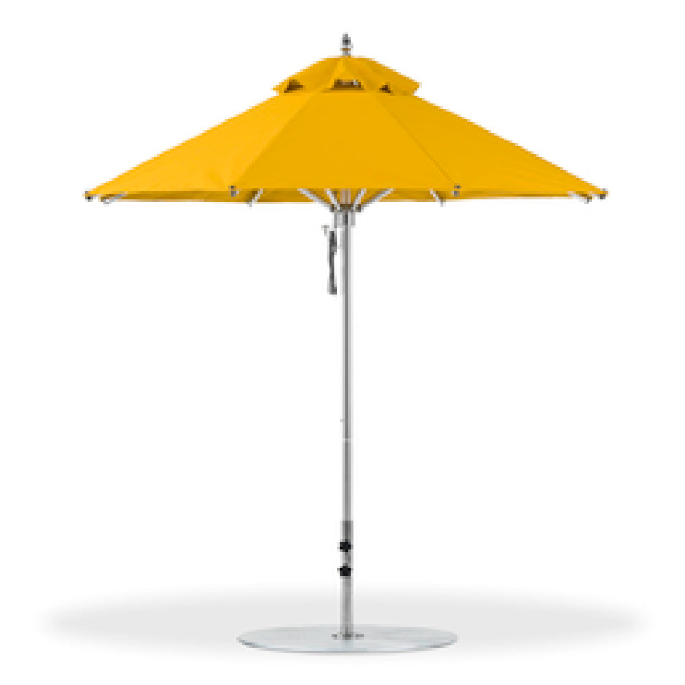 Plantation Prestige Commercial Furniture 9117-01 GRB Geneva Market Umbrella 7-1/2 Ft. Octagon Top