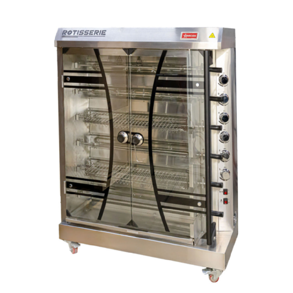 Omcan 48195 (CE-CN-0006-R) Rotisserie Grill Electric 46"W