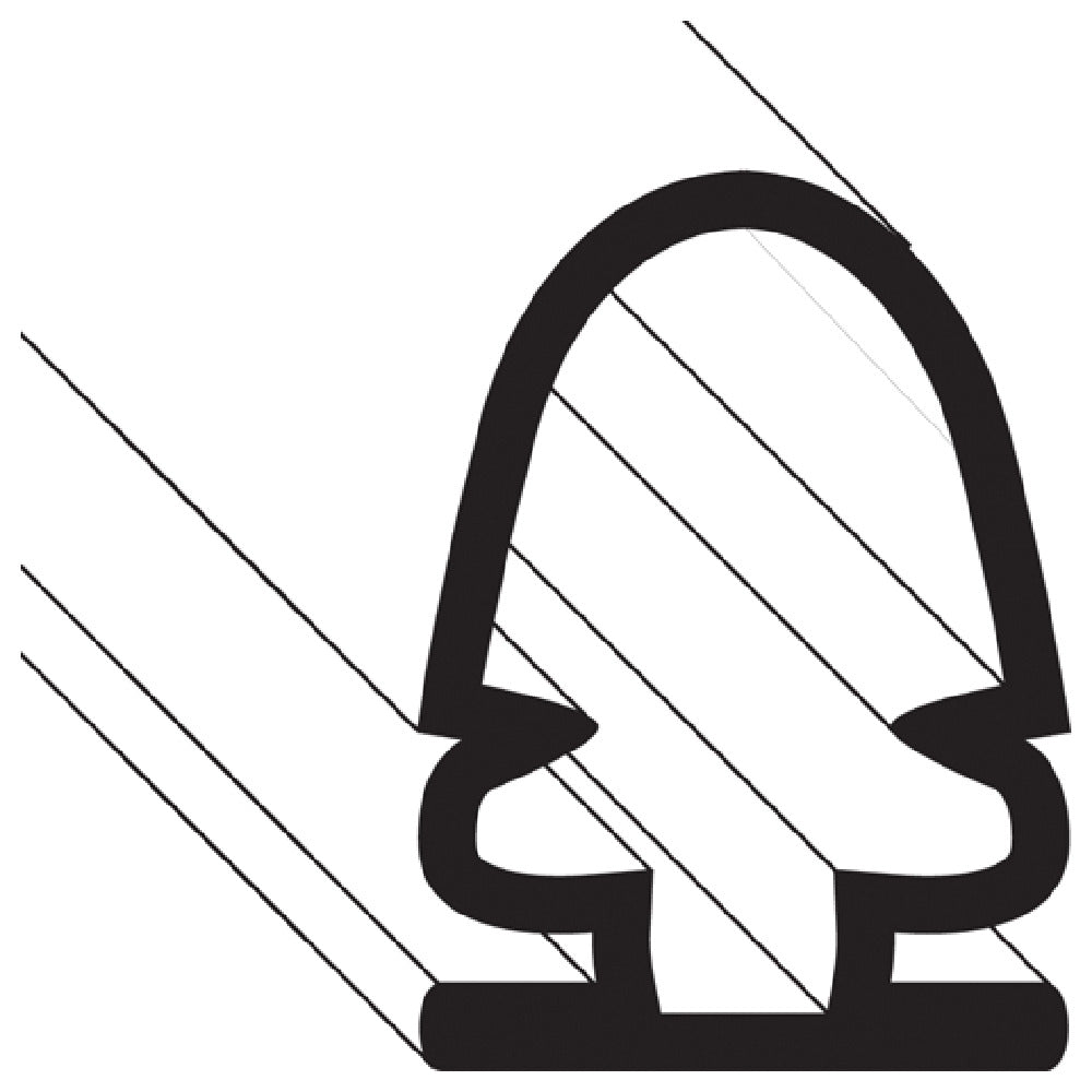 Franklin Machine Products 256-1380 Refrigeration Lid Gasket 19-1/4" X 22-1/44-sided Compression
