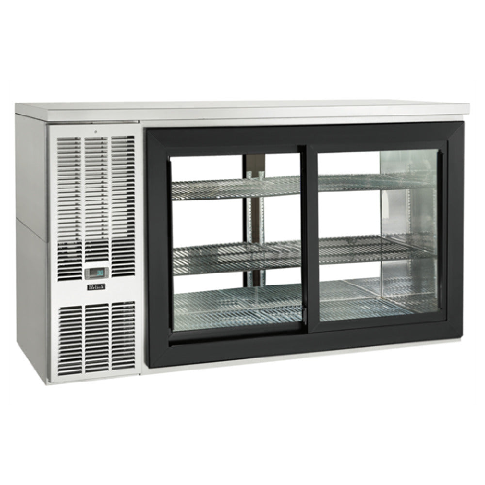 Perlick SDPS60 Pass-Thru Sliding Door Refrigerated Back Bar Cabinet Two-section