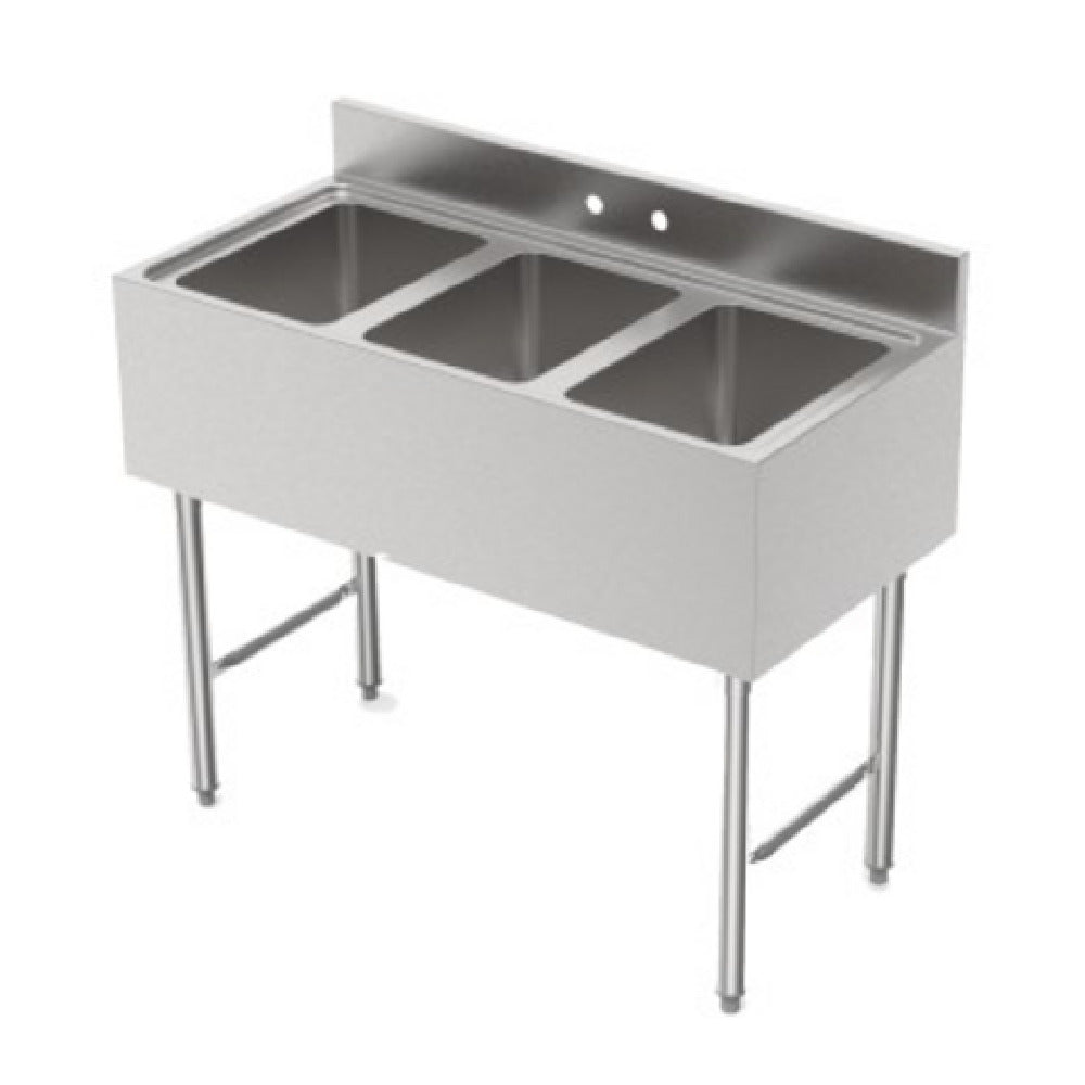 GSW USA SE10143DNB Sink Three Compartment 36"W Overall