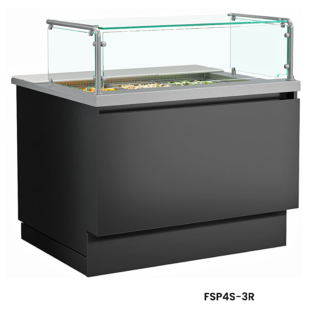 Structural Concepts FSP4S-3R (43''D) - Grocerant® Service Cold Well Food Bar, 48-1/8"W X 43"D X 49-7/8"H